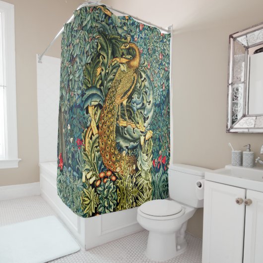 GROEN, BOSDIEREN, PAUW IN GROENE BLOEM DOUCHEGORDIJN (In situ)