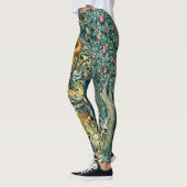 GROEN, BOSDIEREN, PAUW IN GROENE BLOEM LEGGINGS (Links)