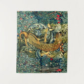 GROEN, BOSDIEREN, PAUW IN GROENE BLOEM WANDKLEED (Voorkant)