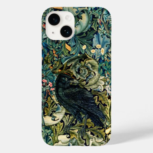 GROEN, BOSDIEREN, RAVEN IN GROENE BLOEM Case-Mate iPhone CASE (Achterkant)
