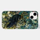 GROEN, BOSDIEREN, RAVEN IN GROENE BLOEM Case-Mate iPhone CASE (Achterkant (horizontaal))