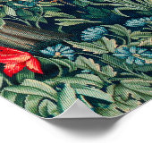 GROEN, BOSDIEREN, RAVEN IN GROENE BLOEM POSTER (Hoek)