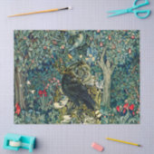GROEN, BOSDIEREN, RAVEN IN GROENE BLOEM TISSUEPAPIER (Craft)