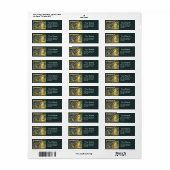 GROEN, BOSDIEREN, VOS EN HAAS, GROENE BLOEM ETIKET (Full Sheet)