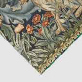 GROEN, BOSDIEREN, VOS EN HAAS, GROENE BLOEM TISSUEPAPIER (Detail)