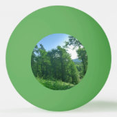 Groen boslandschap pingpongbal (Voorkant)