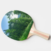 Groen boslandschap tafeltennisbatje (Zijkant)