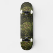 Groen bospatroon afbeelding persoonlijk skateboard (Voorkant)