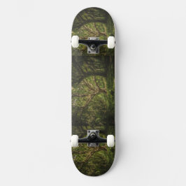 Groen bospatroon afbeelding persoonlijk skateboard