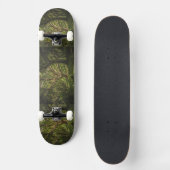 Groen bospatroon afbeelding persoonlijk skateboard (Voorkant)