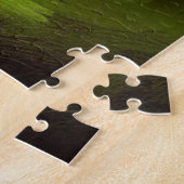 Groen bosschilderen legpuzzel (Zijkant)