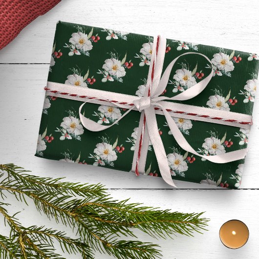 Groen botanisch feest inpakpapier