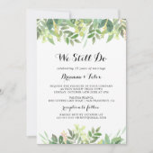 Groen Botanisch gebladerte We doen nog steeds gelo Kaart (Voorkant)