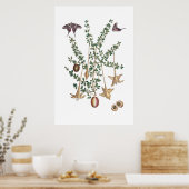 groen botanisch poster (Keuken)