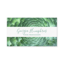 groen botanisch Visitekaartje
