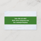 Groen bouwpictogram visitekaartje (Achterkant)