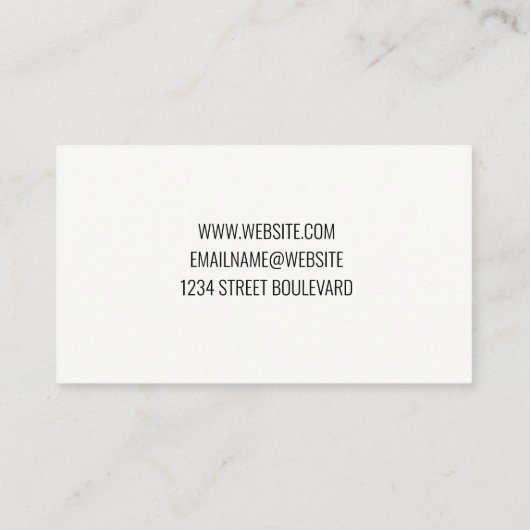 Groen bouwpictogram visitekaartje (Achterkant)