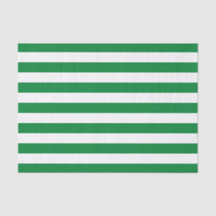 Groen brede gestreepte patroon tissuepapier