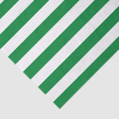 Groen brede gestreepte patroon tissuepapier (Detail)