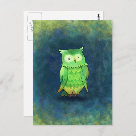 Groen Briefkaart (Voorkant / Achterkant)