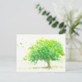 Groen Briefkaart (Staand voorkant)