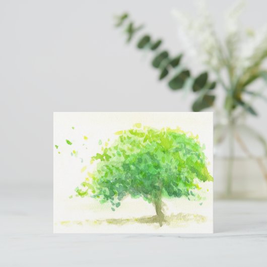 Groen Briefkaart (Staand voorkant)