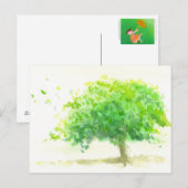 Groen Briefkaart (Voorkant / Achterkant)