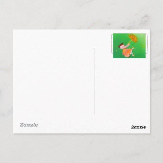 Groen Briefkaart (Achterkant)