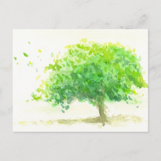 Groen Briefkaart (Voorkant)