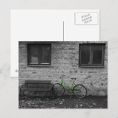 Groen briefkaart (Voorkant / Achterkant)