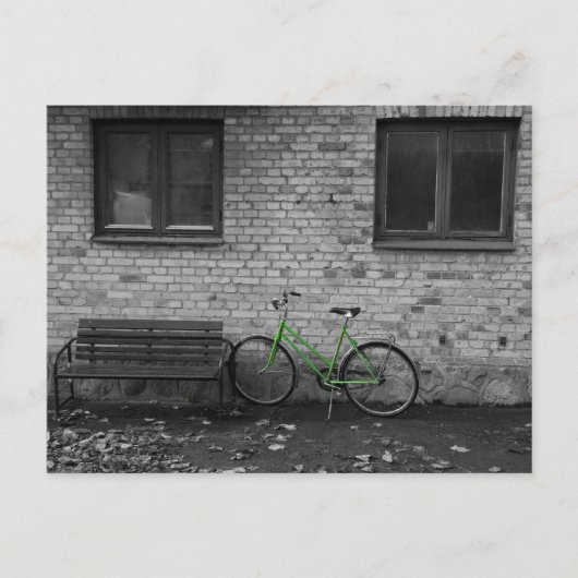 Groen briefkaart (Voorkant)