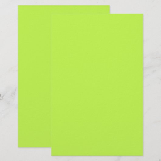 Groen Briefpapier (Voorkant / Achterkant)