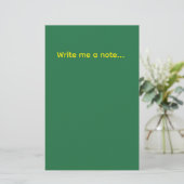 Groen Briefpapier (Staand voorkant)