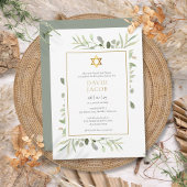 Groen Brit Milah Joodse baby-naamgeving Kaart