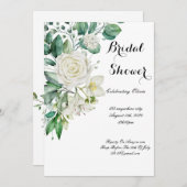 GROEN BRUIDSDOUCHE UITNODIGING (Voorkant / Achterkant)