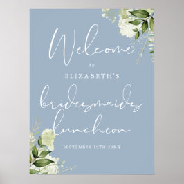 Groen Bruidsmeisjes Luncheon Welkomstbord Poster
