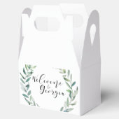 groen bruiloft bruiloft gunst dozen bedankdoosjes (Geopend)