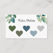 Groen Bruiloft Ceremonie Kleding Jurk Code Informatiekaartje (Achterkant)