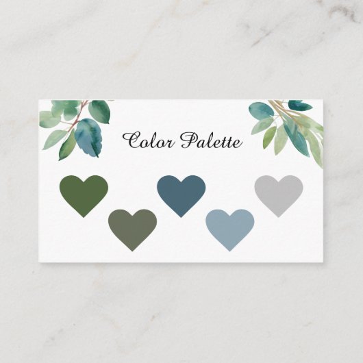 Groen Bruiloft Ceremonie Kleding Jurk Code Informatiekaartje (Achterkant)