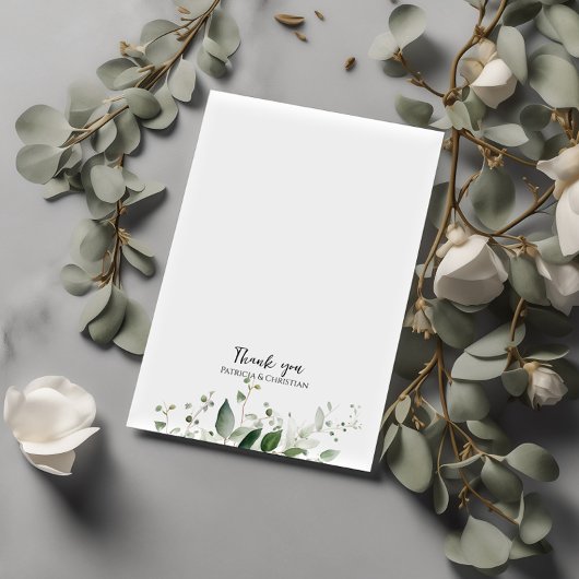 Groen Bruiloft Details Behuizing Kaart elegant