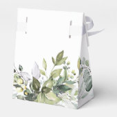 Groen Bruiloft Favor Box Bedankdoosjes (Achterkant)