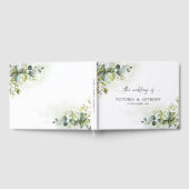 Groen Bruiloft Gastenboek (Volledig)