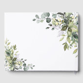 Groen Bruiloft Gastenboek (Achterkant)