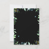 Groen Bruiloft RSVP (Achterkant)