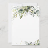 Groen Bruiloft Tafel Zitkaart Kaarten (Achterkant)