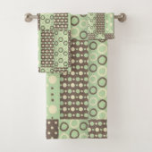 Groen Bruin Badkamer Handdoek Sets (Insitu)