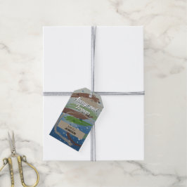 Groen, Bruin & Beige Altijd en Vooraltijd Cadeaulabel