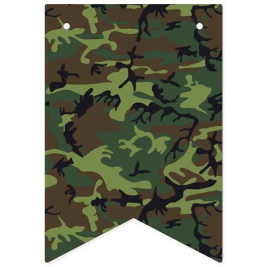 Groen bruin Camouflage. Camo je Vlaggetjes (Tweede vlag)