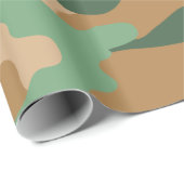 Groen bruin Camouflage-omslagpapier Cadeaupapier (Rol Hoek)