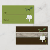 Groen bruin eiwit bloederend hartpleister plaatskaartje (Voorkant / Achterkant)